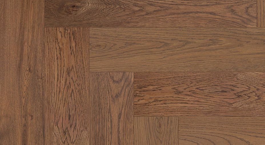 Паркетная доска елочка Oak Positano NFH396 HB фото