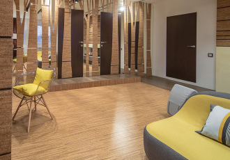 Гостиная в пробковом лесу