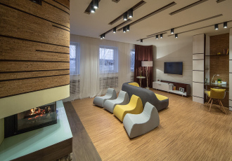 Гостиная в пробковом лесу