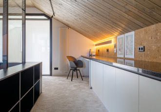 Мансарда со стеклянным куполом