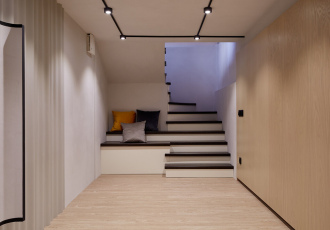 Подвал с теневым граффити