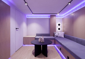 Подвал с теневым граффити