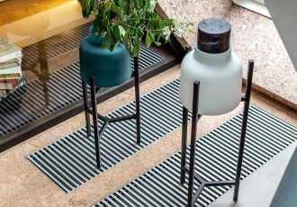 Полосатая мансарда с пятью зонами