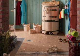 Банька с солью