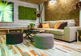 Гостиная в дереве