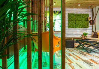 Гостиная в дереве