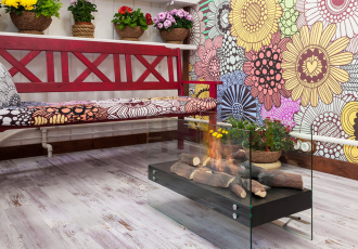 Гостиная на улице