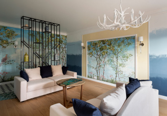 Гостиная сад