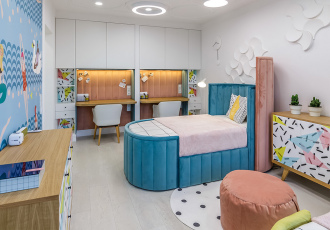 Детская с бассейном и русалками