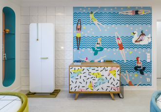 Детская с бассейном и русалками