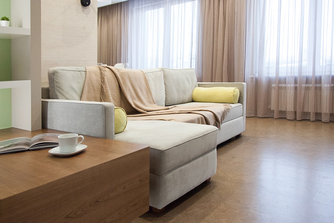 Квартира с пробковым полом в Москве