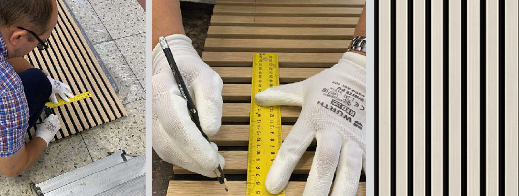 монтаж реечных настенных панелей